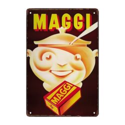 placa publicitaria vieja de maggi