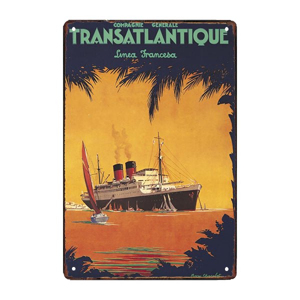 antigua placa publicitaria transatlantica antigua placa publicitaria transatlantica