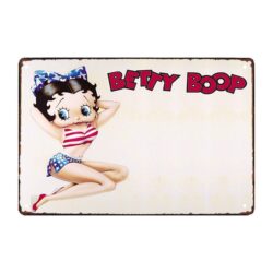 placa publicitaria betty boop