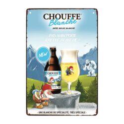 plato publicitario cerveza belge chouffe