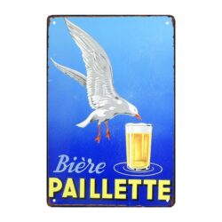 publicidad plato cerveza paillette