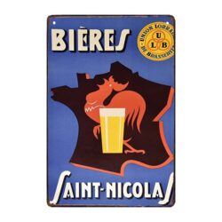 plato publicitario cerveza san nicolas