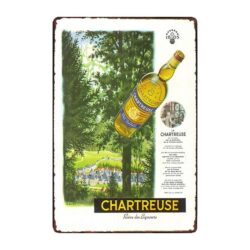 placa publicitaria chartreuse