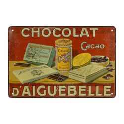 placa publicitaria chocolat daiguebelle