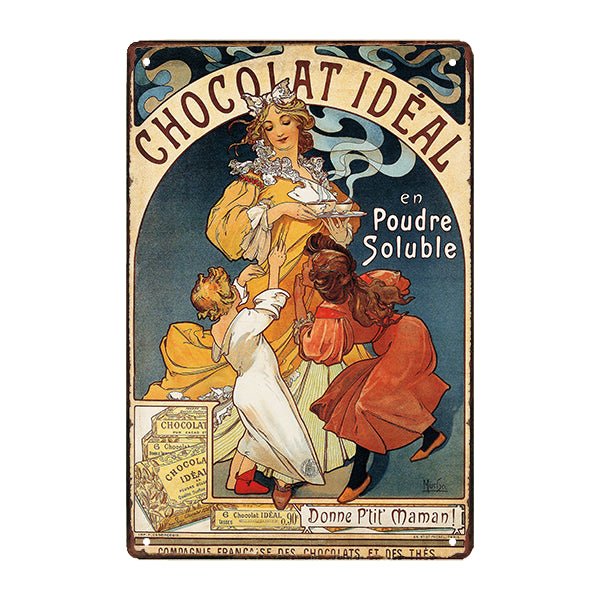 plato publicitario de chocolate ideal plato publicitario de chocolate ideal