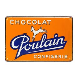 plato publicitario potro chocolate