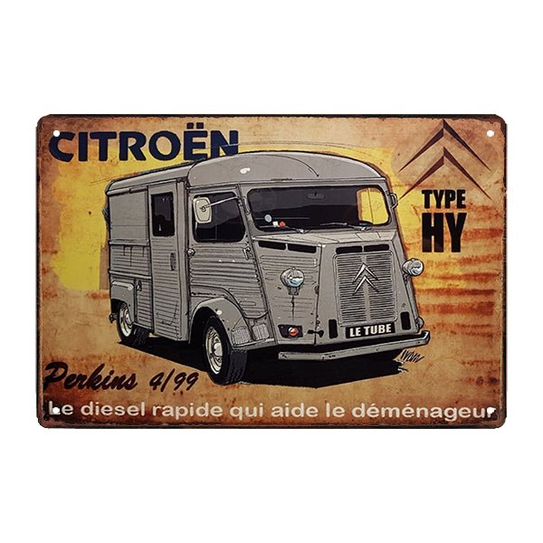 placa publicitaria citroen con bus placa publicitaria citroen con bus