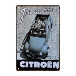 placa publicitaria citroen vintage