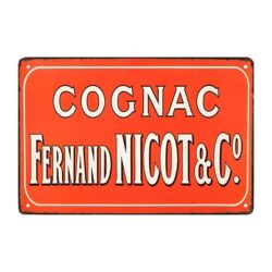 plato publicitario cognac f nicot