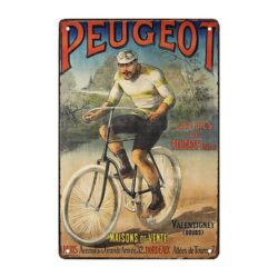 peugeot velo placa publicitaria
