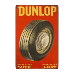 placa publicitaria dunlop