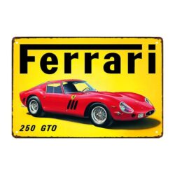 placa publicitaria ferrari