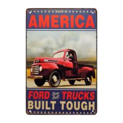 placa publicitaria de camioneta ford