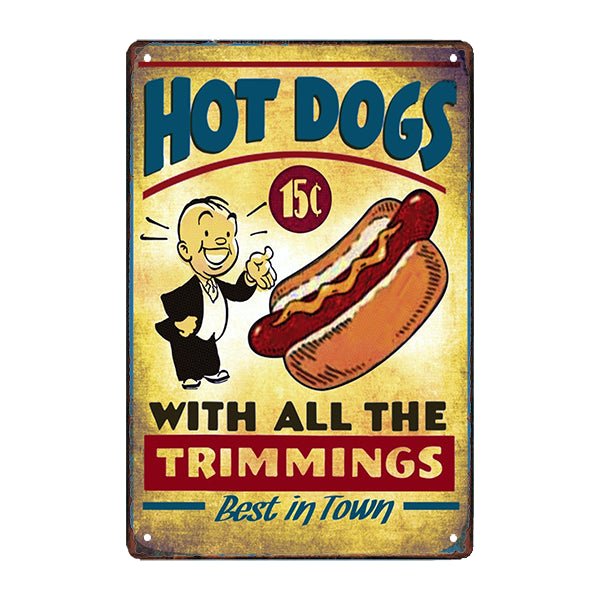 placa publicitaria hot dog 1 placa publicitaria hot dog 1