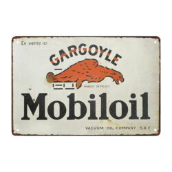 placa publicitaria automovil aceite gargola