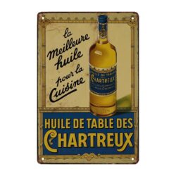 plato publicitario mesa aceite de chartheux