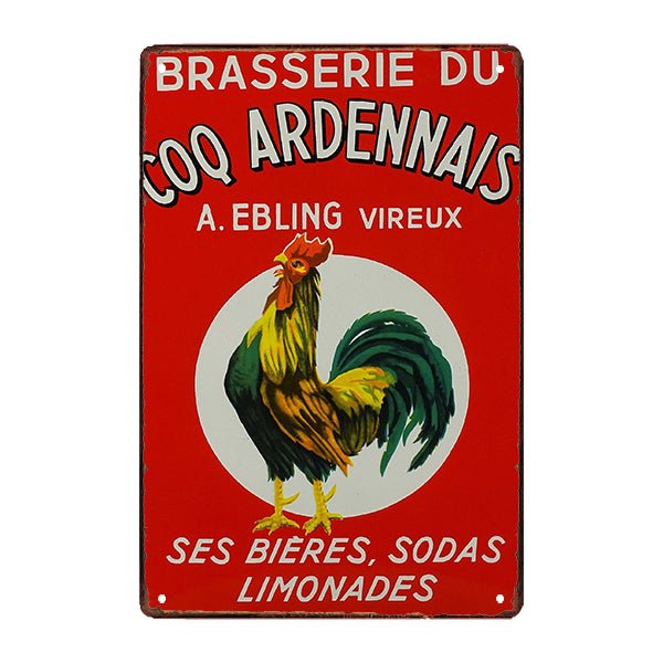placa publicitaria le coq ardenne placa publicitaria le coq ardenne