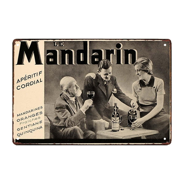 plato publicitario el aperitivo cordial de mandarina plato publicitario el aperitivo cordial de mandarina