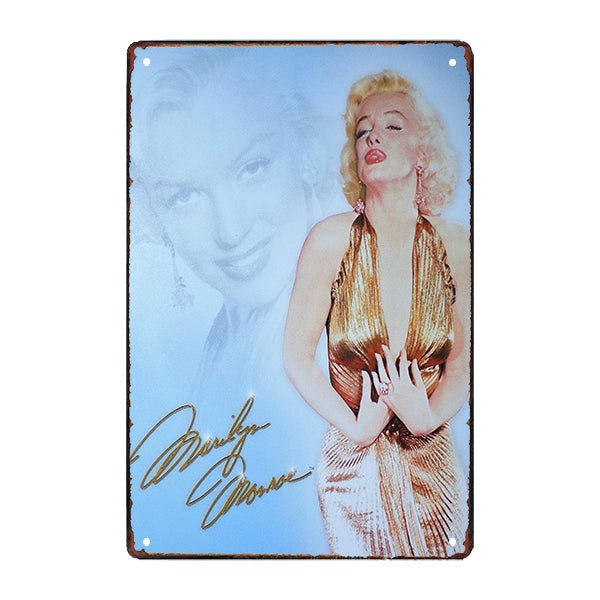 placa publicitaria marilyn monroe placa publicitaria marilyn monroe