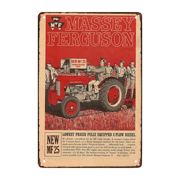 placa publicitaria de metal antigua massey ferguson placa publicitaria de metal antigua massey ferguson