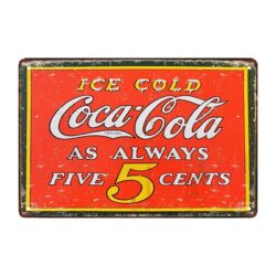 placa publicitaria metalica coca 1