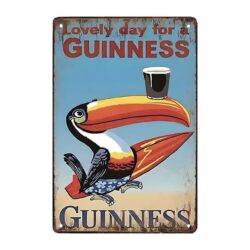 placa publicitaria metal guinness