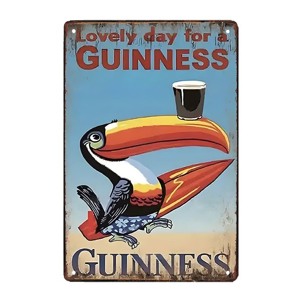 placa publicitaria metal guinness placa publicitaria metal guinness
