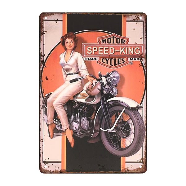 placa publicitaria metal ciclo vintage placa publicitaria metal ciclo vintage