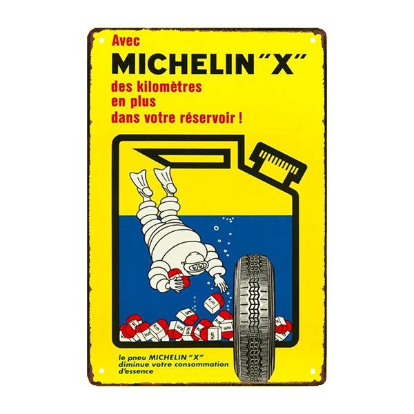 placa publicitaria michelin x placa publicitaria michelin x
