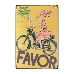 placa publicitaria ciclomotor