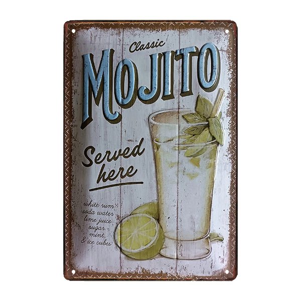 placa publicitaria mojito placa publicitaria mojito