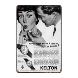 reloj placa publicitaria kelton