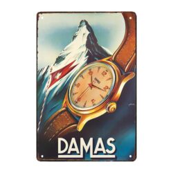 publicidad reloj placa suizo