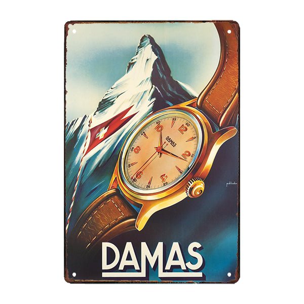publicidad reloj placa suizo publicidad reloj placa suizo