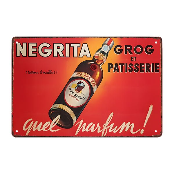 plato publicitario ron negrita plato publicitario ron negrita