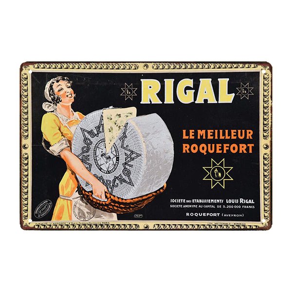 placa publicitaria roquefort rigal placa publicitaria roquefort rigal