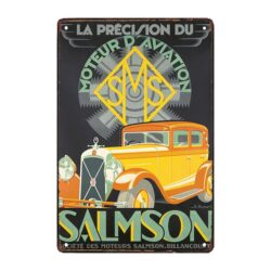 placa publicitaria salmson vintage