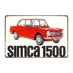 placa publicitaria simca 1500