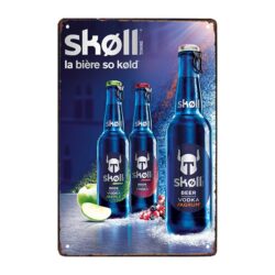 placa publicitaria skoll