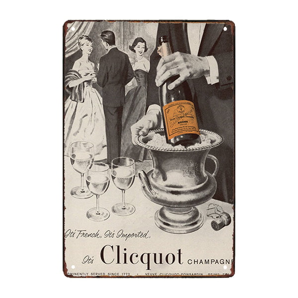 plato publicitario victor clicquot champagne plato publicitario victor clicquot champagne