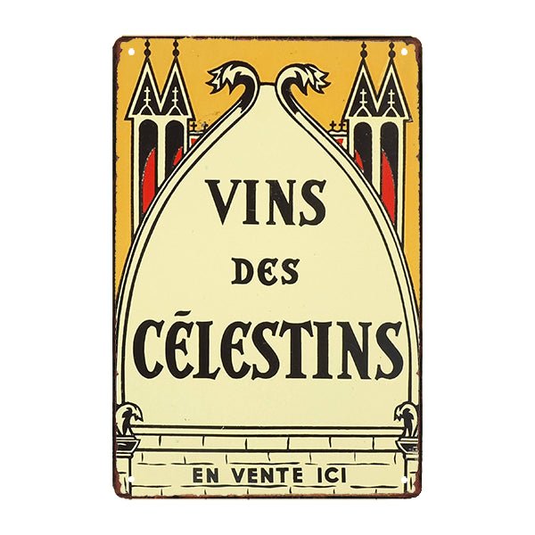 placa publicitaria vin des celestins placa publicitaria vin des celestins