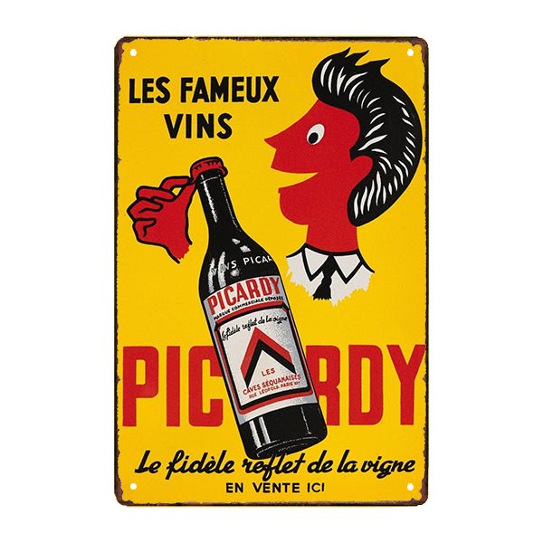 plato publicitario vinos picardia plato publicitario vinos picardia