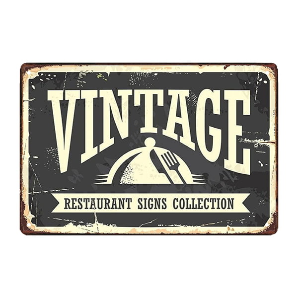 plato publicitario de restaurante vintage plato publicitario de restaurante vintage