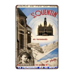 placa publicitaria vintage san quentin