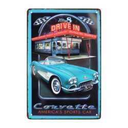placa publicitaria vintage usa