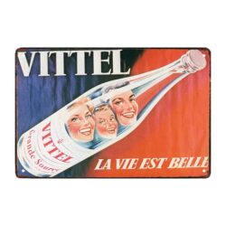 placa publicitaria vittel