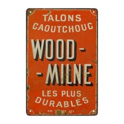 placa publicitaria madera milne