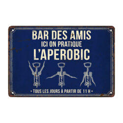 placa de metal humoristica