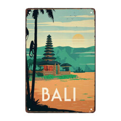 placa de metal indonesia
