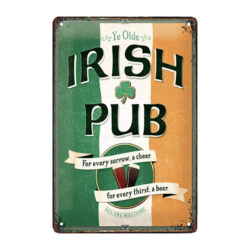 placa de metal irlanda